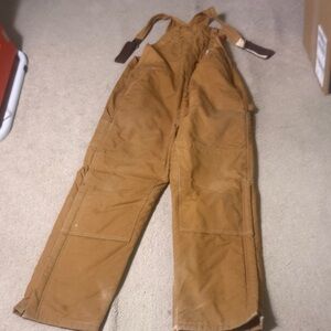 Carhartt Men's Tan Work Overalls